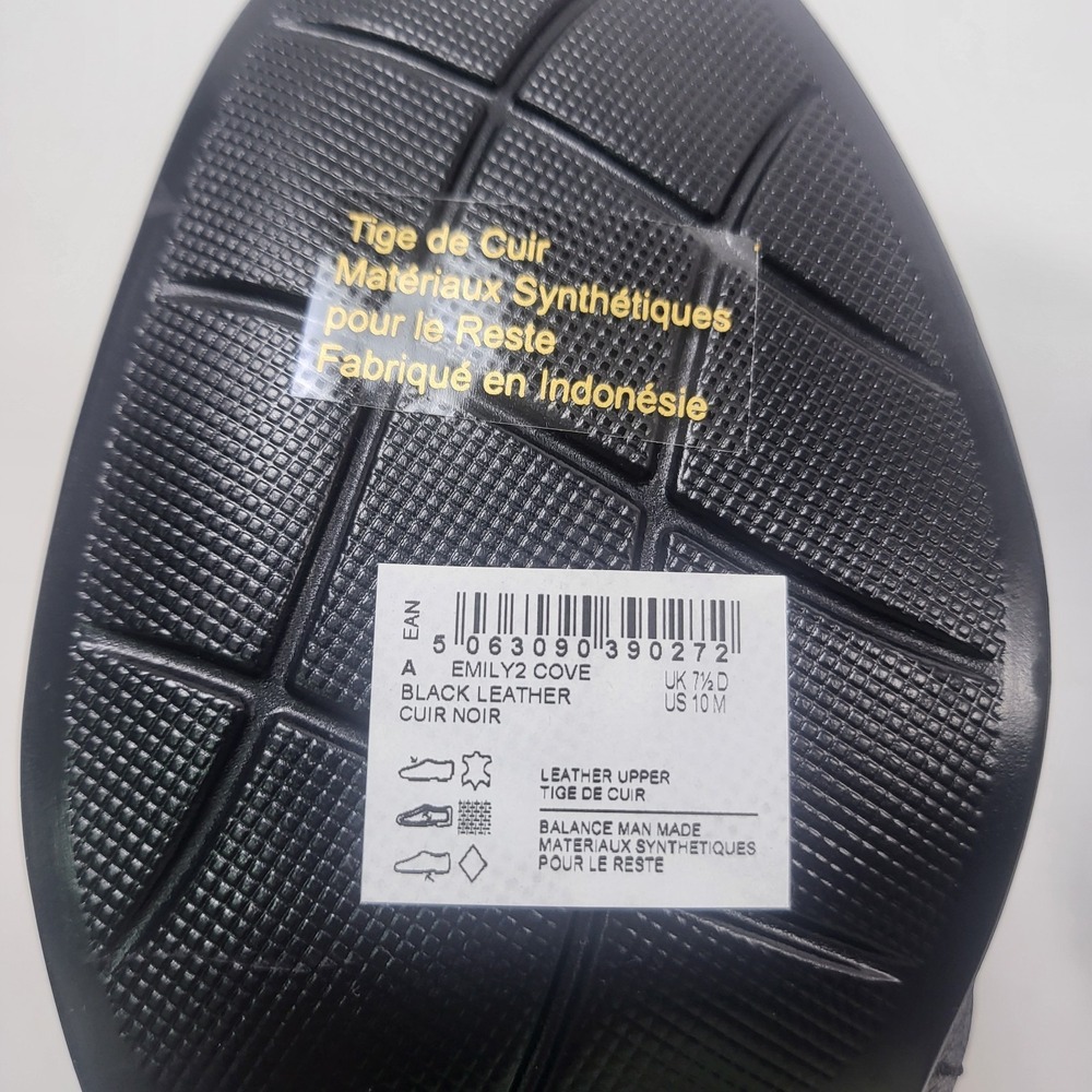 Clarks Emily 2 Cove Shootie 26175029 Black Leather Women's Size 10M 2in Heel - Picture 7 of 9